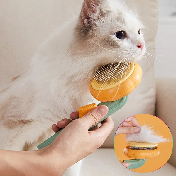 Escova Pente Removedor de Pelos de Gatos Animais de Estimação